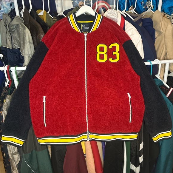 Lil Yatchy Collection by Nautica Sailing Team Bomber Varsity Jacket XXL RARE - Picture 3 of 5